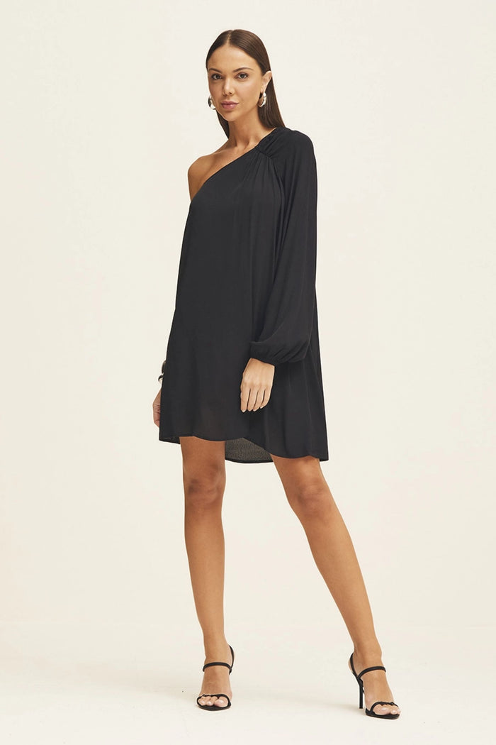 Vestido de Una Manga Bufante – Urban Breeze