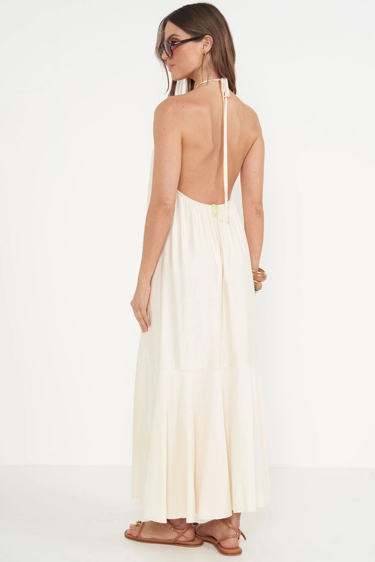 Vestido Justo Midi Bicolor