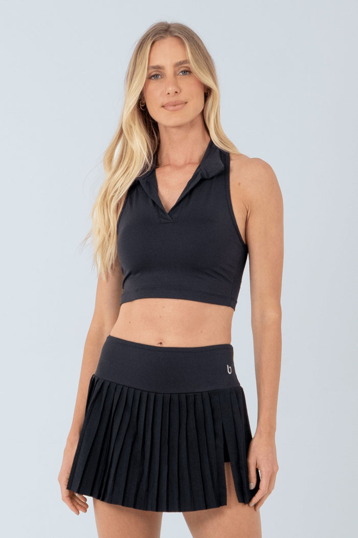 Top Cropped Lucy Negro