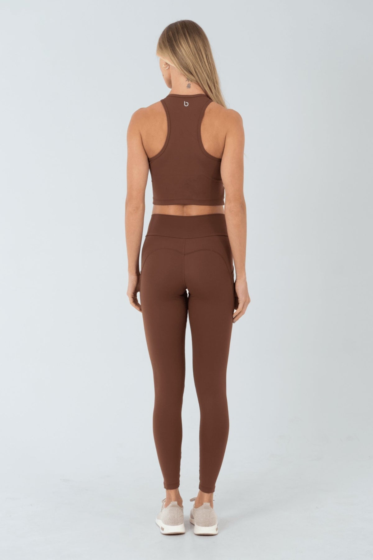 Calza Legging Fitness Columbia  Marrón Charutto