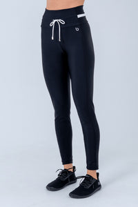 Calza Legging Atlanta - Negro - Branco – BRO FITWEAR