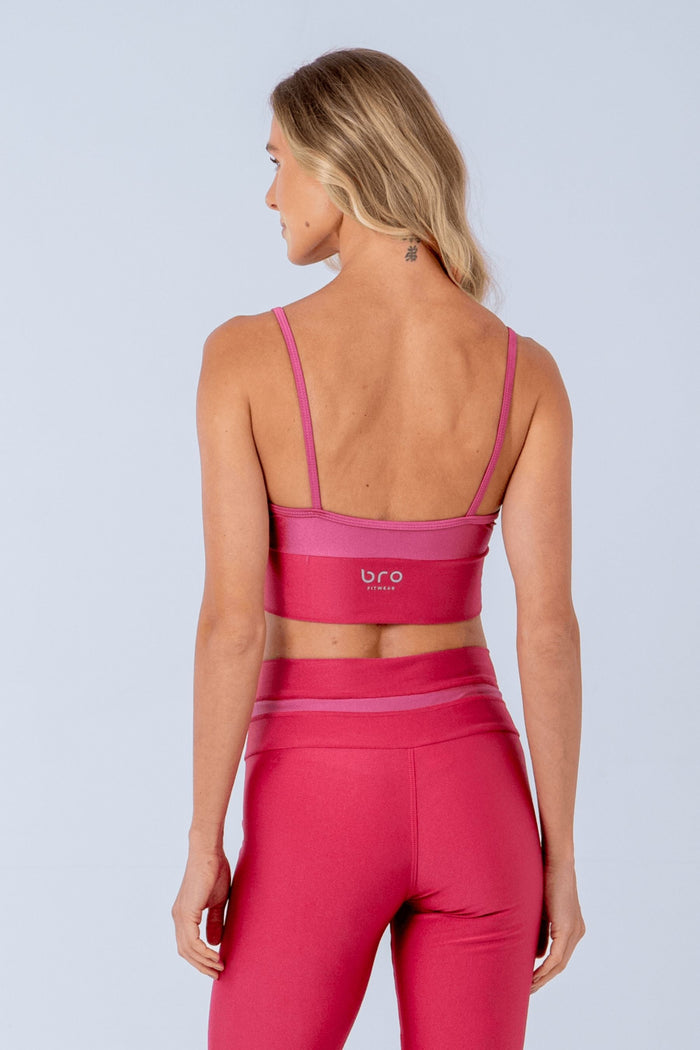Top Fitness Atlanta Rosa Goiaba/Rosa Chá – BRO FITWEAR