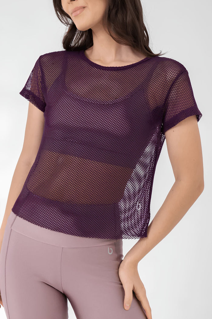 Blusa Cropped Spot Trevos BRO Fitwear Amatista