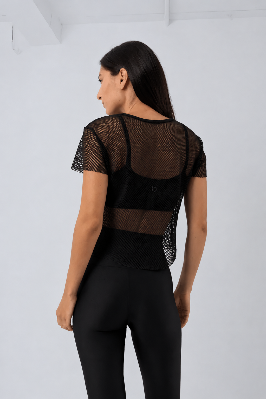 Blusa Cropped Spot Trevos BRO Fitwear Negro