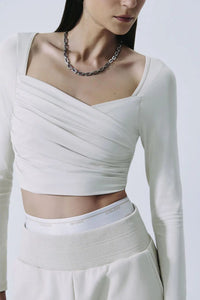 Blusa Fit Elegance con Drapeado