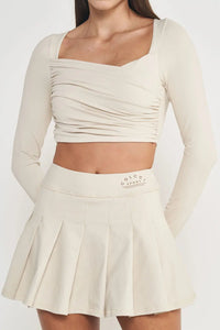 Blusa Fit Elegance con Drapeado