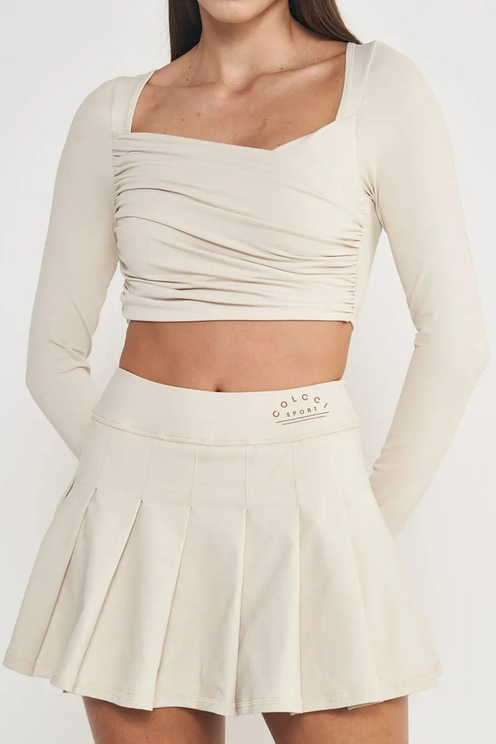 Blusa Fit Elegance con Drapeado