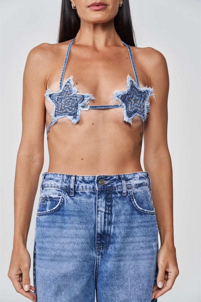 Top jeans doble Estrella