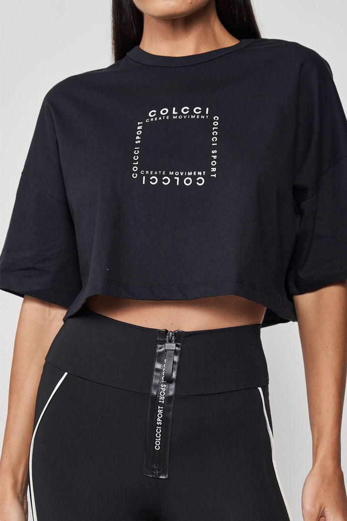 Camiseta Estilo Cropped Colcci