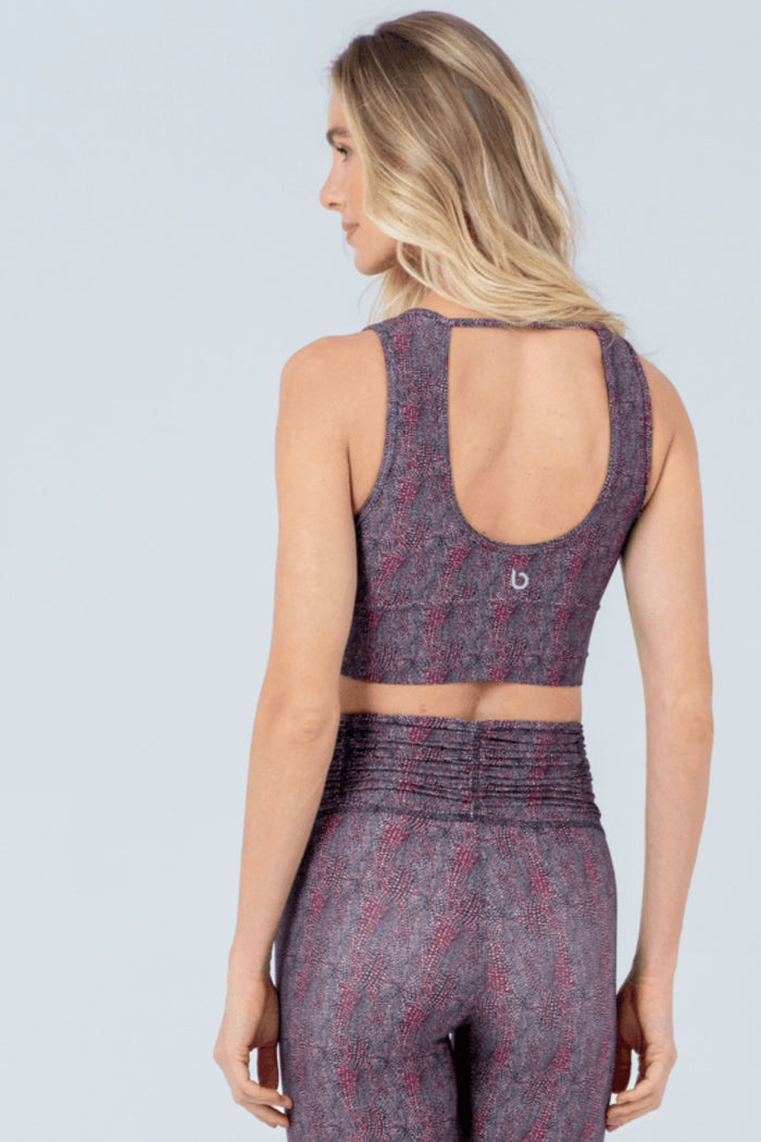 Top Cropped Sway Vino / Animal Print