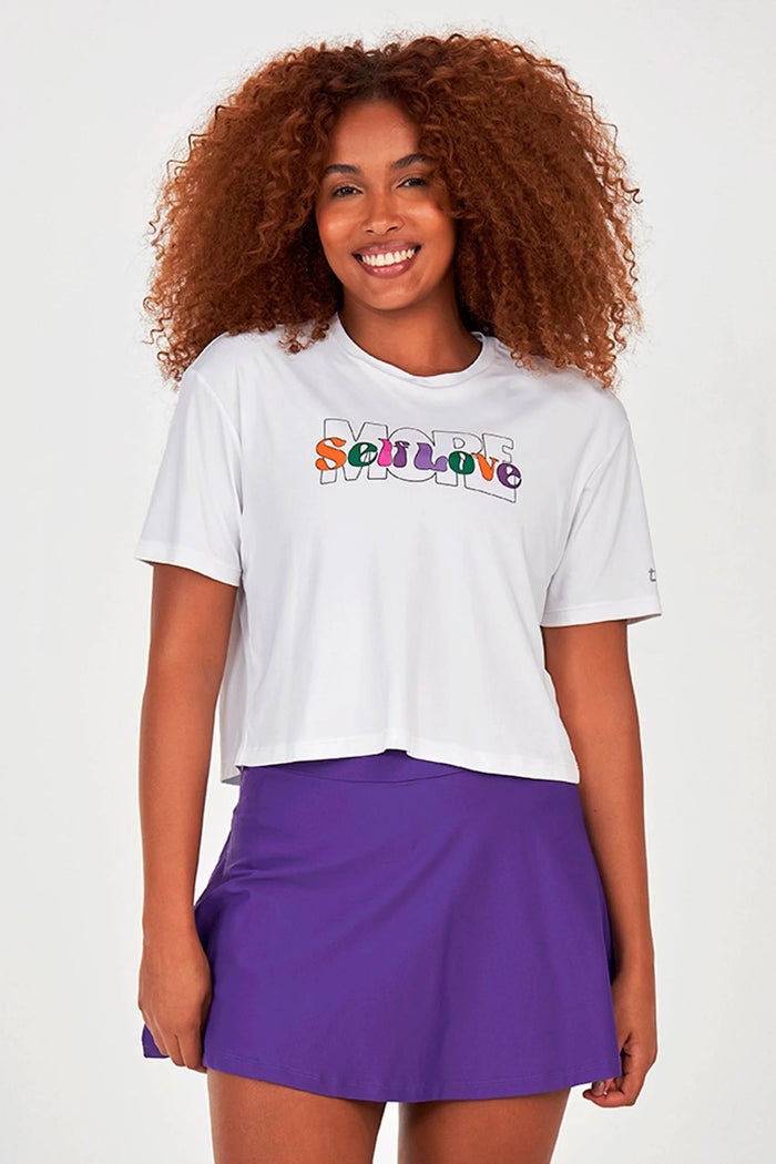 Camiseta Cropped Tn Ag Blanco ALTO GIRO