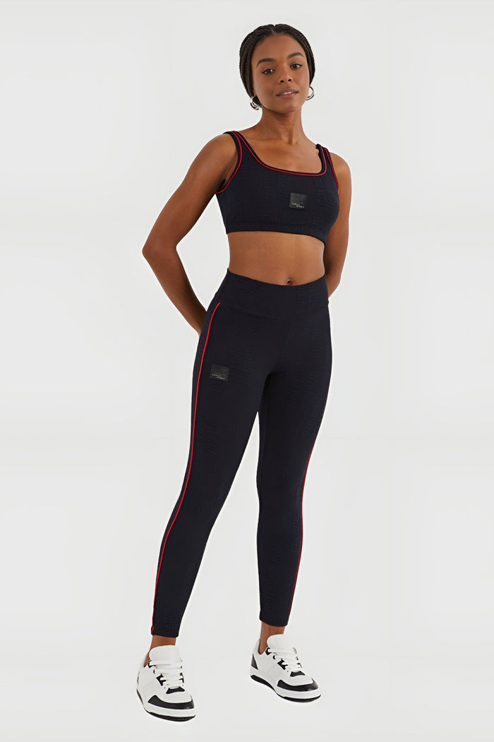 Conjunto Top y Legging Jacquard Sport Culture de Colcci
