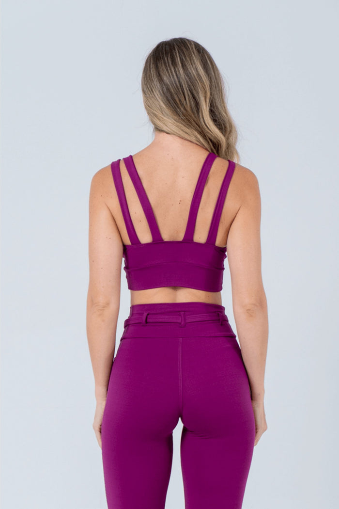 Top Fitness Blossom Fucsia Oscuro