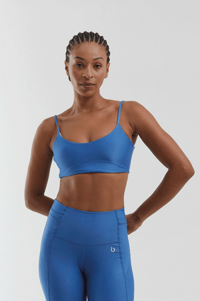 Top Beach Tenis Nebula Reversible Azul Titan / Blanco