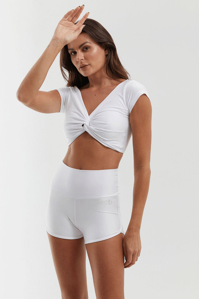 Top Fitness Glam Blanco