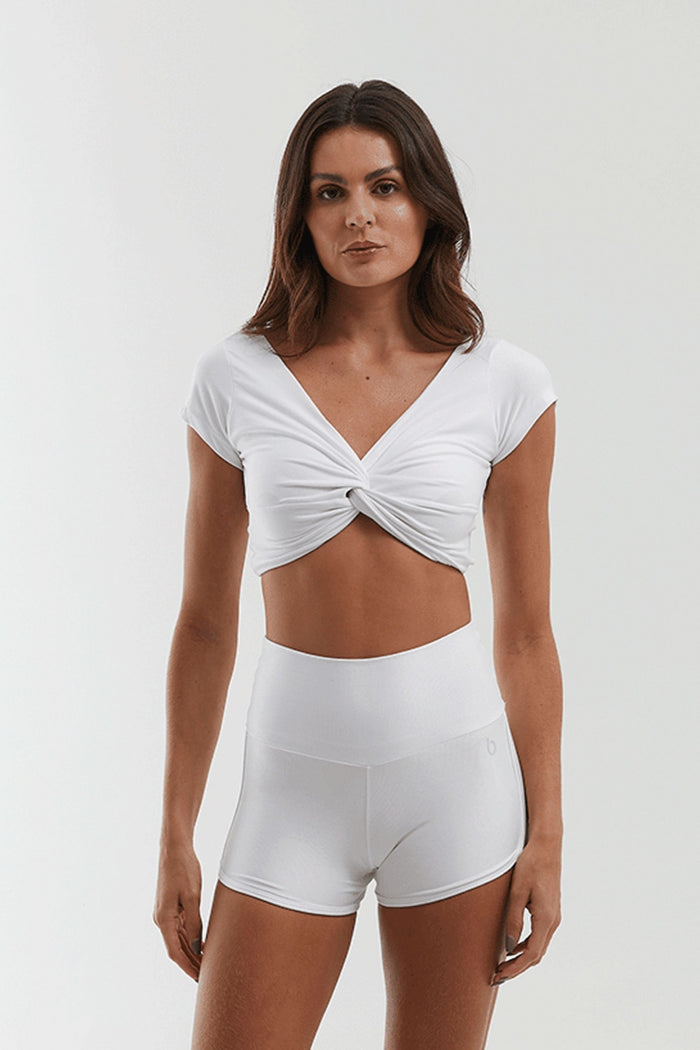 Top Fitness Glam Blanco