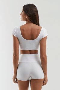 Top Fitness Glam Blanco