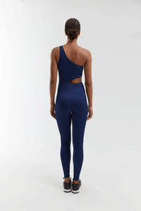 Enterito Fitness Aura Azul Marino / Canelado