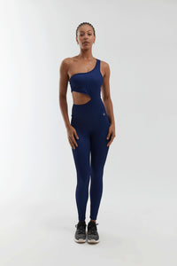 Enterito Fitness Aura Azul Marino / Canelado