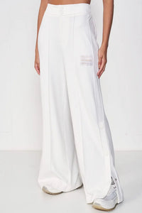 Pantalón  con Aberturas – Off White – Colcci Sport