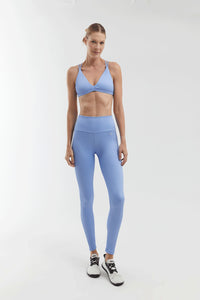 Calza Legging Aura Azul Maldivas / Canelado