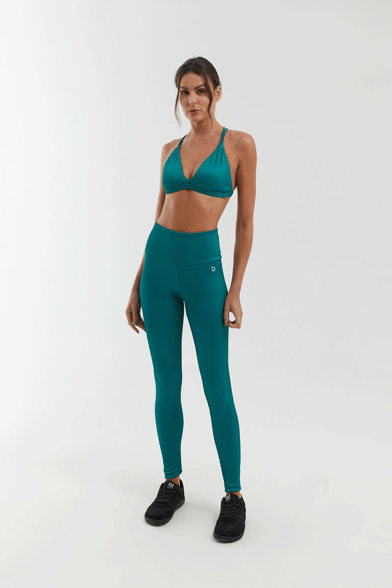 Calza Legging Aura Verde Botanic / Canelado