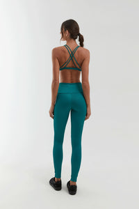 Calza Legging Aura Verde Botanic / Canelado