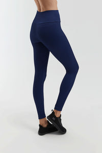 Calza Legging Aura Azul Marino / Canelado