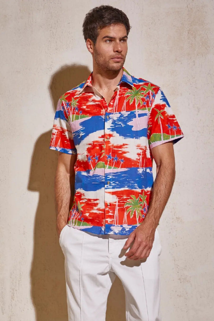 Camisa Relax Estampada