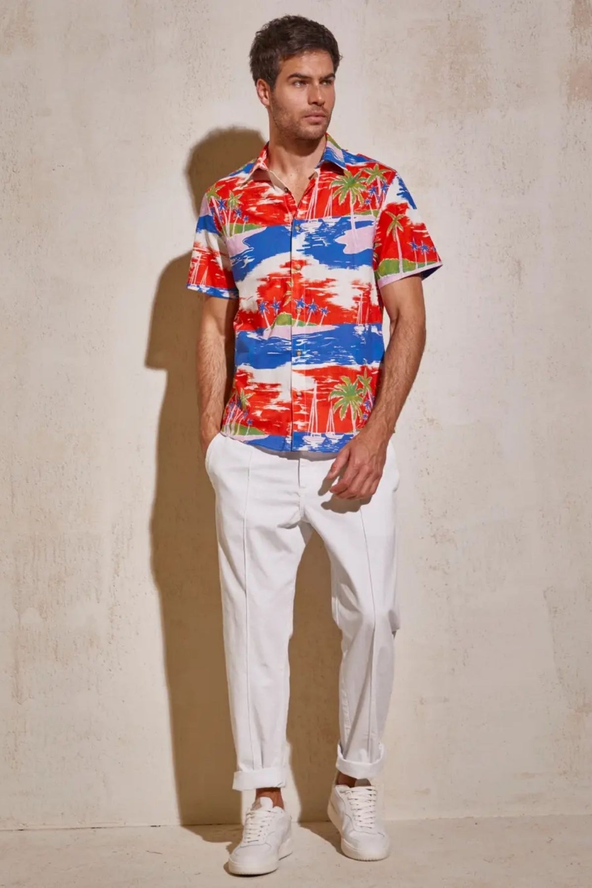 Camisa Relax Estampada