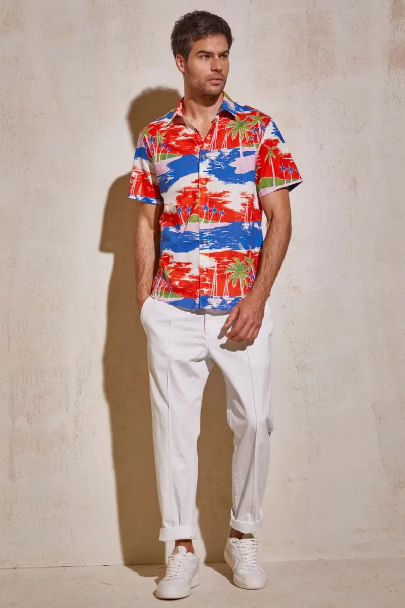Camisa Relax Estampada