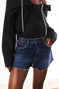 Vaqueros Cortos Denim Comfy Barra A Fio