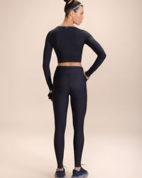 Camiseta ML Cropped Skin Noir Black
