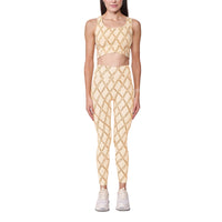 Conjunto deportivo Colcci  Cropped + Legging Estampado