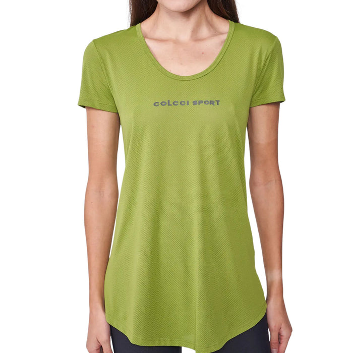 Polera de Mujer con Mangas Corta de Colcci Sport Celeste