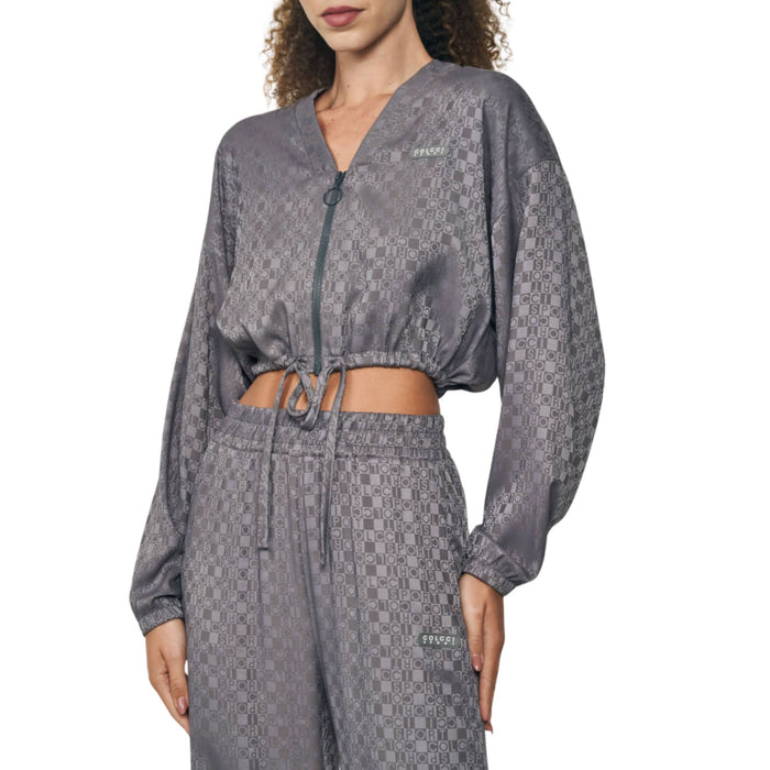 Chaqueta Crop Monograma Colcci Sport