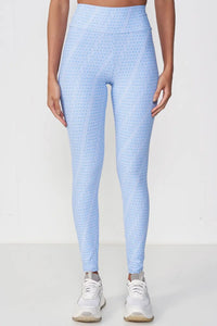 Calza Legging Estampada – Celeste – Colcci Sport