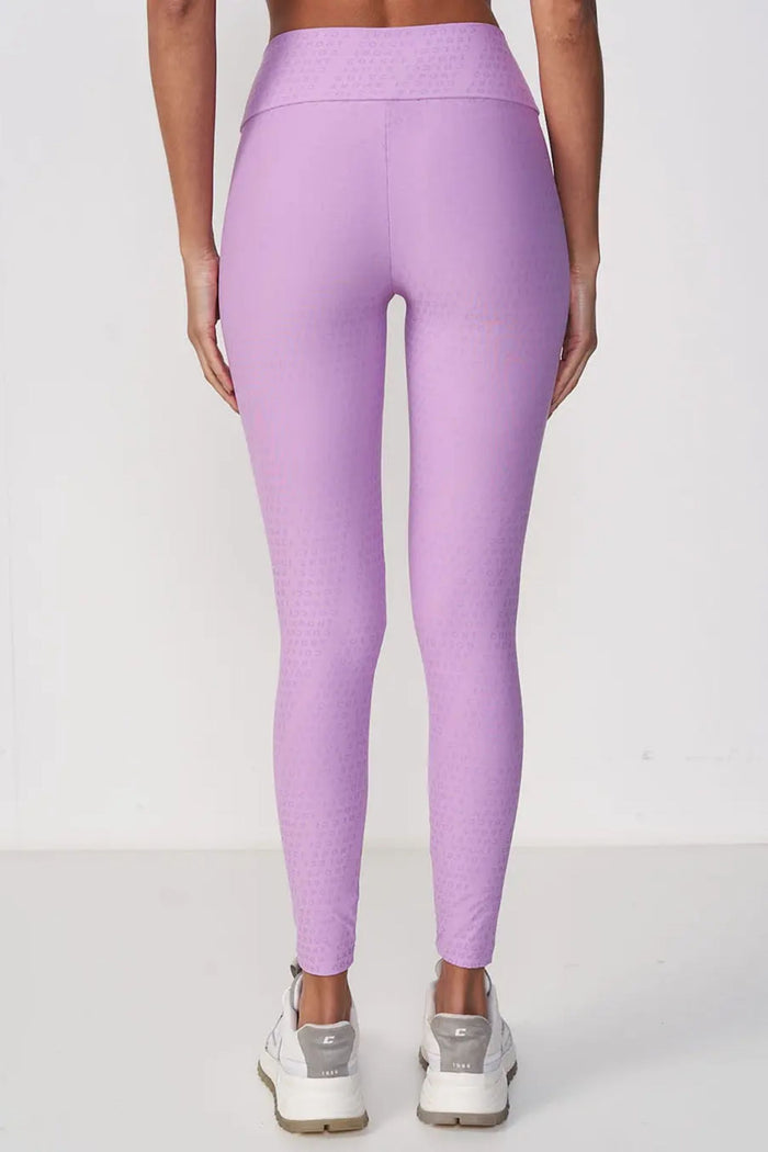 Calza Legging Estampada - Violeta  – Colcci Sport