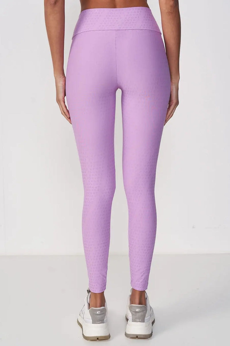 Calza Legging Estampada - Violeta  – Colcci Sport