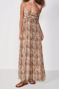Vestido Largo Estampado Animal Print – Colcci