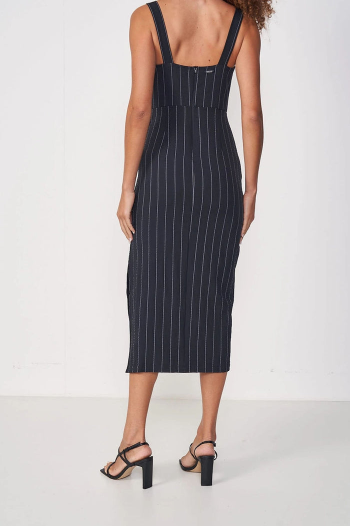 Vestido Midi Listrado – Colcci
