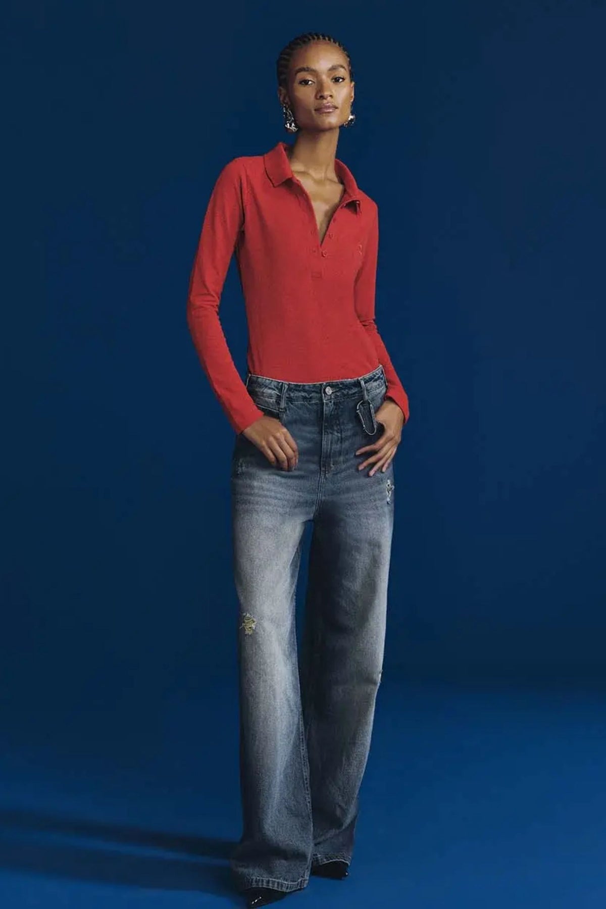 Calza Jeans Femenina Baggy Destroyed Seul – Colcci