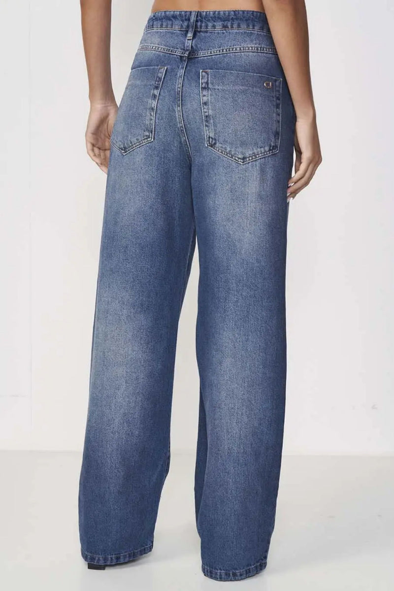 Calza Jeans Femenina Baggy Destroyed Seul – Colcci