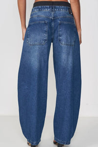 Calza Jeans Femenina Barrel Dublin Índigo – Colcci