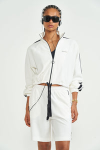 Chaqueta Deportiva Femenina Off White- Colcci Sport