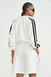 Chaqueta Deportiva Femenina Off White- Colcci Sport