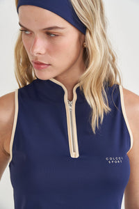 Vestido Corto Loose Cuello Alto Colcci Sport