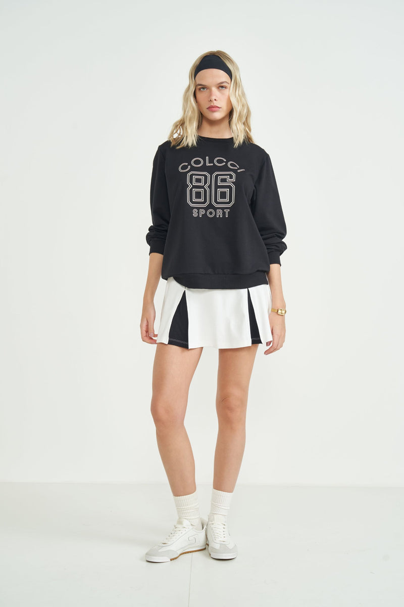 Falda Corta Tennis Comfort Contrast Colcci Sport