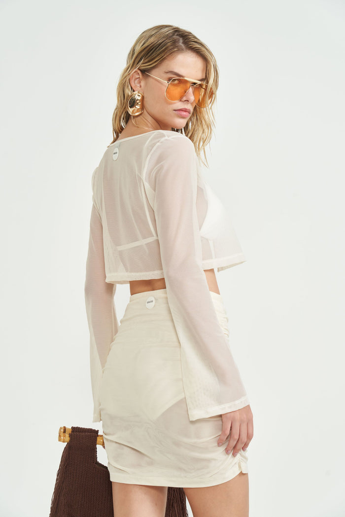 Blusa Feminina New Comfort Fit em Tule Colcci Sport