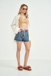 Short Jeans Dunnah con Amarração de Colcci Sport